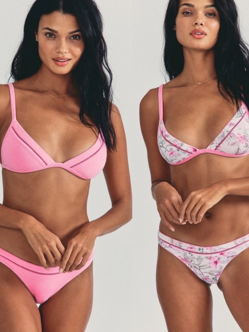 Loveshackfancy x Hurley Hawaiian hibiscus reversible Bikini